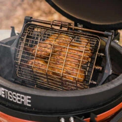 2 Paniers Rôtissoire + Tige JoeTisserie Barbecue Classic Et Big Joe - Kamado Joe -Outdoorchef Shop 2 paniers joetisserie classic big kamado joe 2020000029953 4