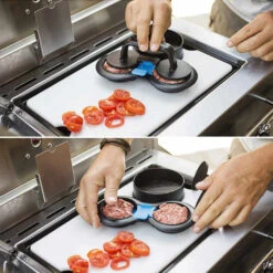 2 Presses à Burger Antiadhésives - Napoleon -Outdoorchef Shop 2 presses burger plastique napoleon 0629162700605 2