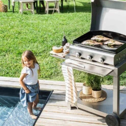Combo Plancha Gaz Amalia Silver Edition 360 (capot + Chariot) - Le Marquier 7 Combo Plancha Gaz Amalia Silver Edition 360 (capot + Chariot) - Le Marquier -Outdoorchef Shop amalia silver edition le marquier 3339380164451 2