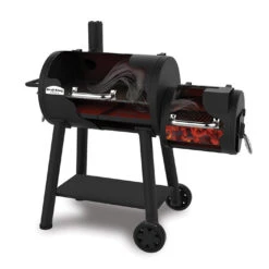 Barbecue Charbon Smoke Offset 500 - Broil King -Outdoorchef Shop barbecue charbon broil king smoke off set 500 0062703580500 4