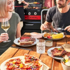 Barbecue Hybride Gaz Et Charbon De Bois Gas2Coal 2.0 330 - Char-Broil -Outdoorchef Shop barbecue gas2coal 330 hybride charbon gaz charbroil 4260547594431 6