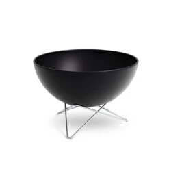 Brasero Rond Acier émaillé Noir Bowl + Pied Bas + Plancha - Höfats -Outdoorchef Shop bowl hofats pied bas plancha 4260447330931 4