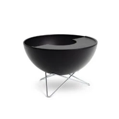 Brasero Rond Acier émaillé Noir Bowl + Pied Bas + Plancha - Höfats -Outdoorchef Shop bowl hofats pied bas plancha 4260447330931 7