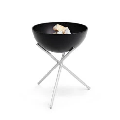 Brasero Rond En Acier émaillé Bowl + Trépied + Plancha - Höfats -Outdoorchef Shop bowl hofats pied haut plancha 4260447331020 5