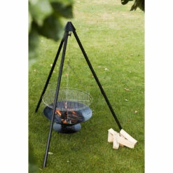 Brasero Junko ø60 Cm Fonte + Trépied + Grille Acier Chromé + Housse - Barbecook -Outdoorchef Shop brasero junko trepied grille housse barbecook 5400269202156 3