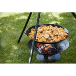 Brasero Junko ø60 Cm Fonte + Trépied + Grille Acier Chromé + Housse - Barbecook -Outdoorchef Shop brasero junko trepied grille housse barbecook 5400269202156 5