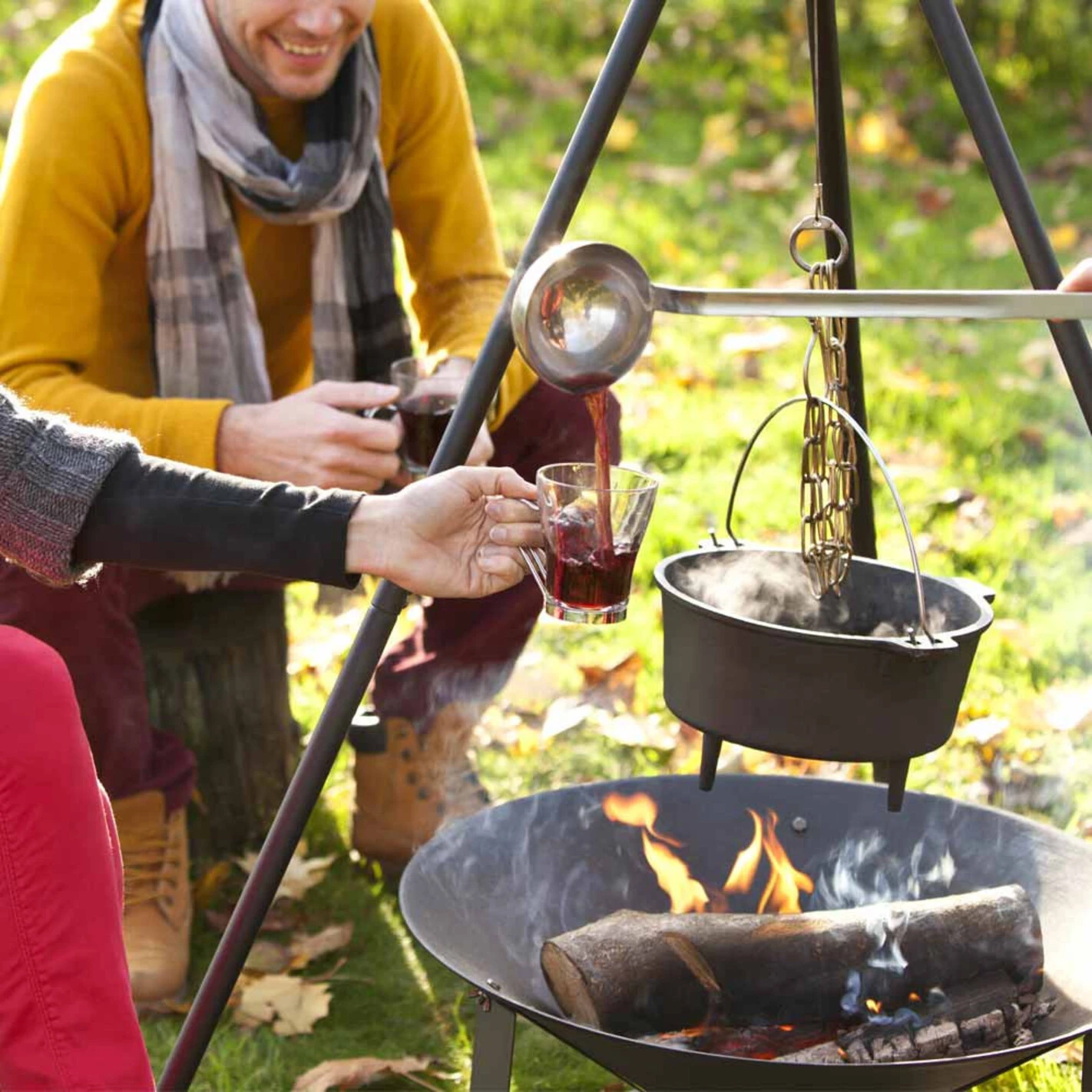 Cocotte 9L En Fonte Trépied Junko - Barbecook 6 Cocotte 9L En Fonte Trépied Junko - Barbecook - Image 4