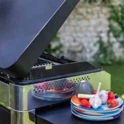 Combo Plancha Gaz Fusion 60 Inox Marin 2 Brûleurs Avec Chariot - ENO -Outdoorchef Shop combo fusion 60 inox eno 3224780043386 7
