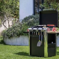 Combo Plancha Gaz Fusion 75 Inox Marin 3 Brûleurs + Chariot - ENO -Outdoorchef Shop combo fusion 75 inox eno 2020000038122 8