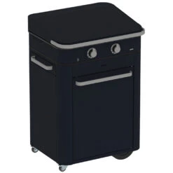 Combo Plancha Gaz Enosign 65 Bleu (Chariot Et Capot) - ENO* -Outdoorchef Shop combo plancha enosign 65 bleu capot eno chariot 3224780040040 5