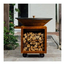 Couvercle Pour Brasero 100 Cm - Ofyr -Outdoorchef Shop couvercle protection acier Ofyr 7430440799753 2