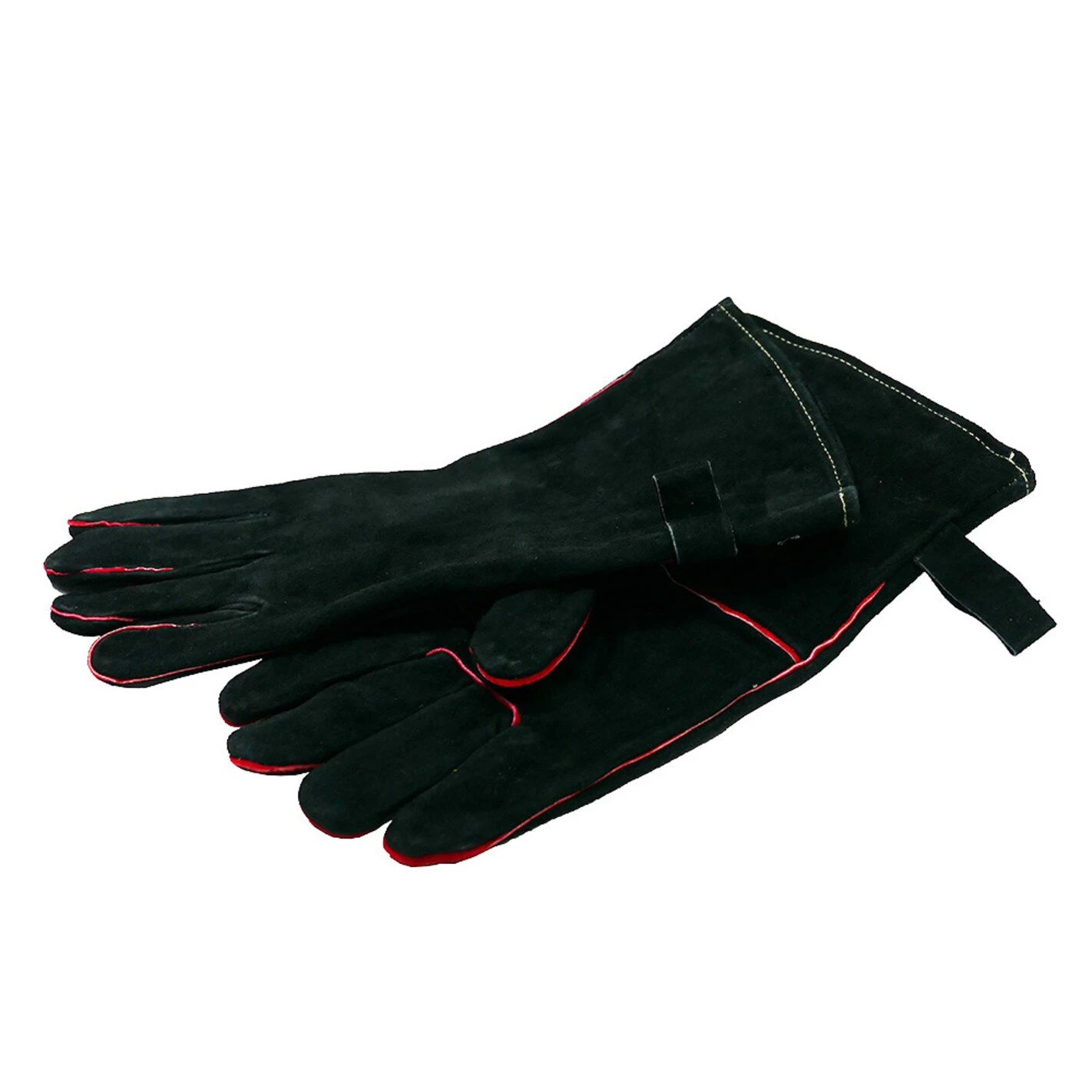 Paire Gants Barbecue Cuir Noir - Nordic Flame 5 Paire Gants Barbecue Cuir Noir - Nordic Flame - Image 3