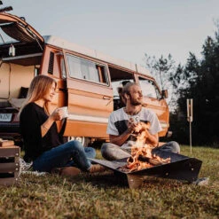 Brasero Corten Triple ⌀65 Cm - Höfats -Outdoorchef Shop hofats triple 65 4260447330429 3