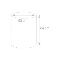 Housse Barbecue Dancook 1400 - ø63 X H 84 Cm* -Outdoorchef Shop housse barbecue dancook 1400 5709193301431 1