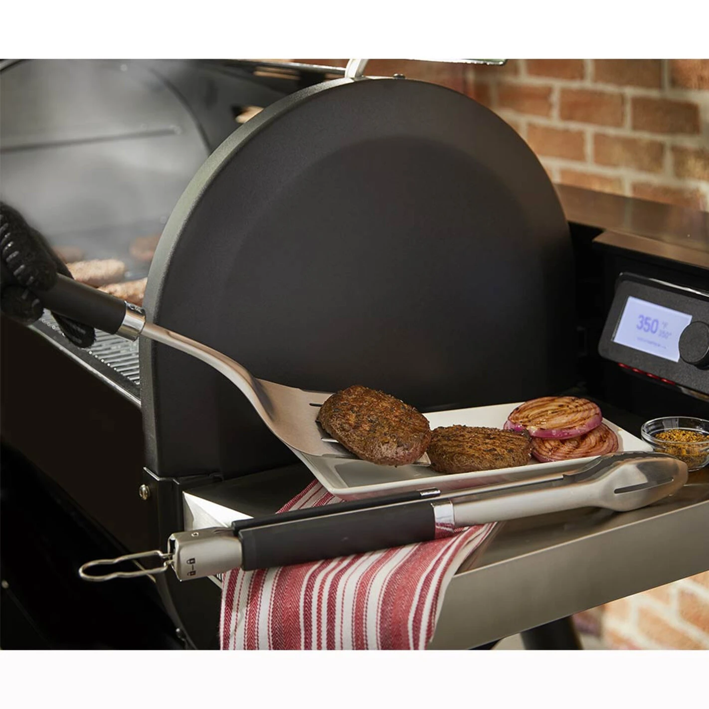 Kit 2 Ustensiles Pince + Spatule Précision - Weber 5 Kit 2 Ustensiles Pince + Spatule Précision - Weber - Image 3