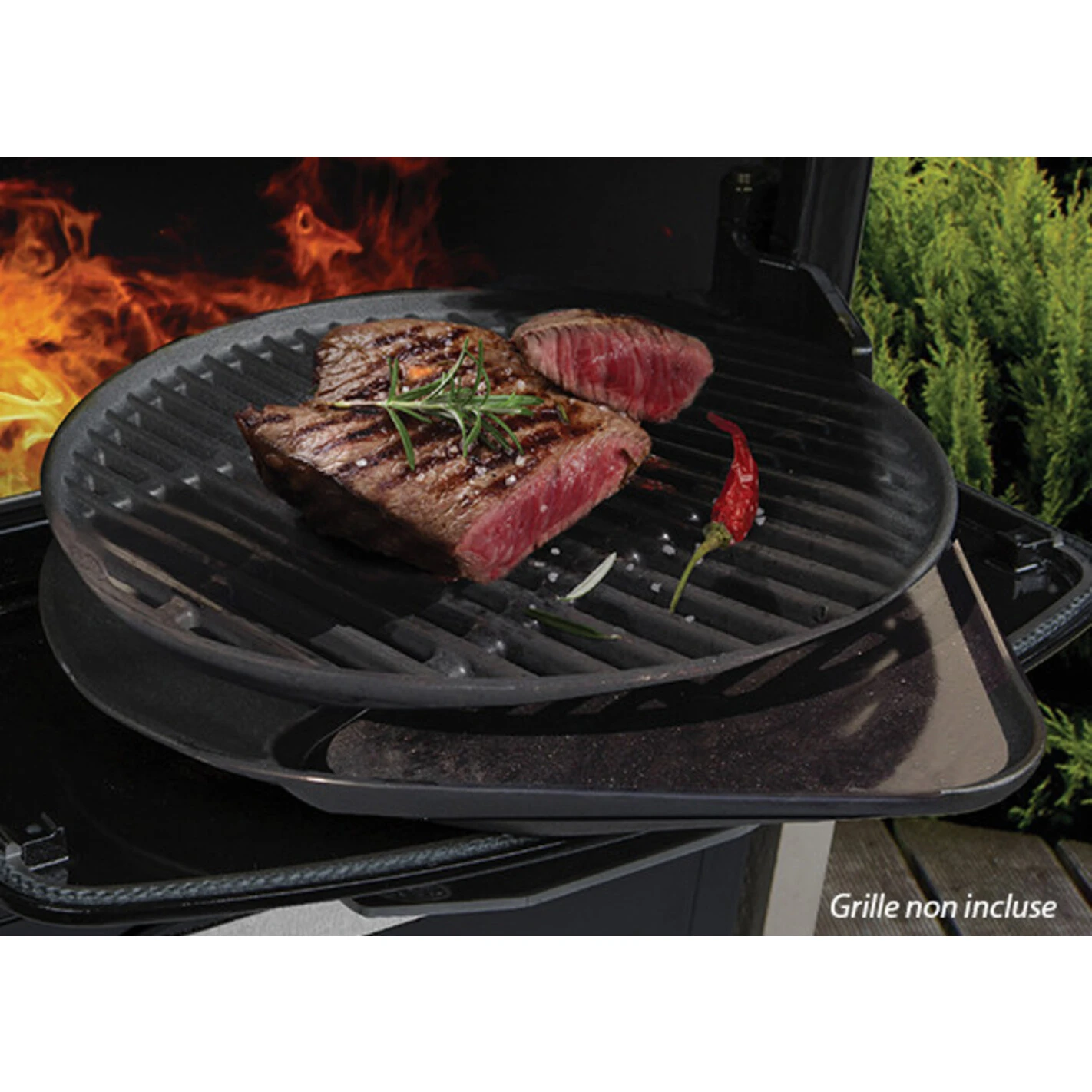 Lèchefrite En Fonte émaillée Pour Four à Bois - Le Gooker 4 Lèchefrite En Fonte émaillée Pour Four à Bois - Le Gooker - Image 2