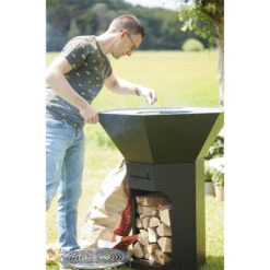 Brasero Plancha Nestor Original Noir Acier Galvanisé - Barbecook -Outdoorchef Shop nestor original noir barbecook 5404035700785 3