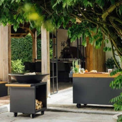 Brasero Plancha Classic Storage Pro 100 Noir + Housse - Ofyr -Outdoorchef Shop ofyr classic storage 100 pro noir 2020000021971 4