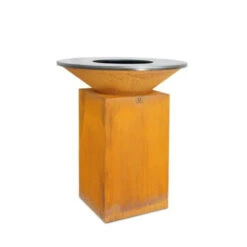 Pack Brasero Classic 85 Corten + Couvercle - OFYR -Outdoorchef Shop pack brasero plancha classic 85 corten couvercle 2020000033615 1