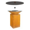 Pack Brasero Classic 85 Corten + Couvercle - OFYR 2 Pack Brasero Classic 85 Corten + Couvercle - OFYR -Outdoorchef Shop pack brasero plancha classic 85 corten couvercle 2020000033615