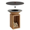 Pack Brasero Storage 85 Corten + Couvercle - OFYR -Outdoorchef Shop pack brasero plancha storage 85 corten couvercle 2020000033691
