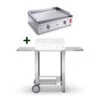 Pack Plancha Gaz Chef 55 Lisse + Chariot - Planet -Outdoorchef Shop pack plancha gaz chef 55 lisse chariot planet 2020000031949