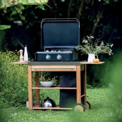 Plancha Gaz Enosign 65 Bleue Navy Avec Capot - ENO* -Outdoorchef Shop plancha enosign 65 bleue navy capot gaz eno 3224780040088 6