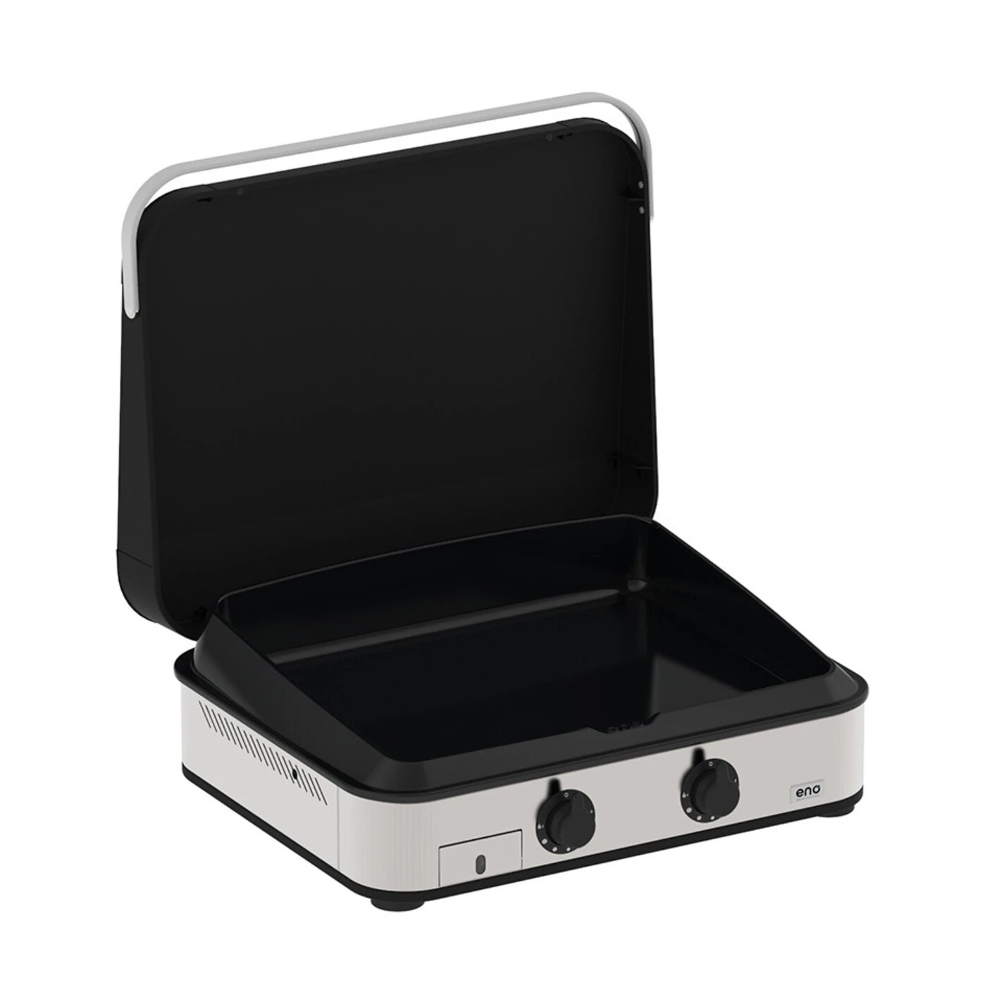 Plancha Enosign 65 Inox Et Noir Avec Capot - ENO* 5 Plancha Enosign 65 Inox Et Noir Avec Capot - ENO* - Image 3