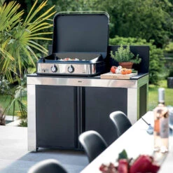 Plancha Enosign 65 Inox Et Noir Avec Capot - ENO* 15 Plancha Enosign 65 Inox Et Noir Avec Capot - ENO* -Outdoorchef Shop plancha enosign 65 inox et noir capot 3224780041207 4