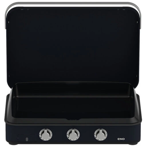 Plancha Gaz Enosign 80 Bleue Navy Avec Capot - ENO* -Outdoorchef Shop plancha enosign 80 bleue navy capot eno 3224780040095