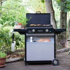 Plancha Gaz Sur Chariot Blue Flame EXLD - Campingaz -Outdoorchef Shop plancha gaz blue flame exld chariot campingaz 3138522114398 2