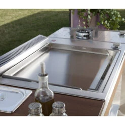 Plancha Gaz Oasi 80 Encastrable Lisse - Planet -Outdoorchef Shop plancha planet oasi 80 lisse 8033945789053 2