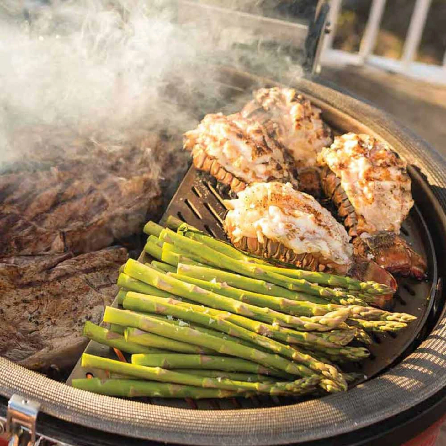 Kamado Joe Plaque Demi Lune Inox Kamado Classic Joe 4 Kamado Joe Plaque Demi Lune Inox Kamado Classic Joe - Image 2