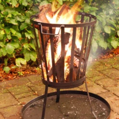 Plateau à Cendres Rond Braséro - Esschert Design -Outdoorchef Shop plateau a cendres rond pour brasero 8714982044595 2