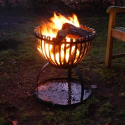 Plateau à Cendres Rond Braséro - Esschert Design -Outdoorchef Shop plateau a cendres rond pour brasero 8714982044595 3