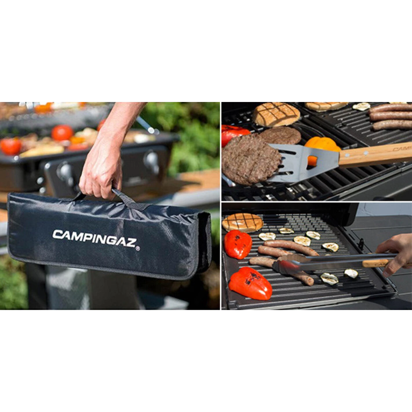 Set 5 Ustensiles Bambou Pour Barbecue Avec Sacoche - Campingaz 6 Set 5 Ustensiles Bambou Pour Barbecue Avec Sacoche - Campingaz - Image 4