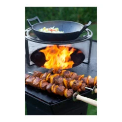 Support Wok Et Cocotte Dynamic Center Pour Brasero Nestor - Barbecook -Outdoorchef Shop support wok cocotte dynamic centre barbecook 5404035701515 2