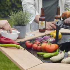 Table D’appoint En Bois Brasero Nestor - Barbecook -Outdoorchef Shop table appoint nestor barbecook 5404035708088 2