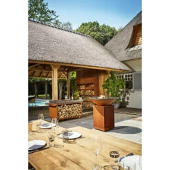 Table Corten Pro Céramique Gris Foncé Ofyr -Outdoorchef Shop table corten pro ceramique gris fonce 2020000019268 2