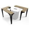 Tables Acacia En L (x2) Pour Brasero Plancha - Le Gooker -Outdoorchef Shop tables acacia le gooker 2020000028628